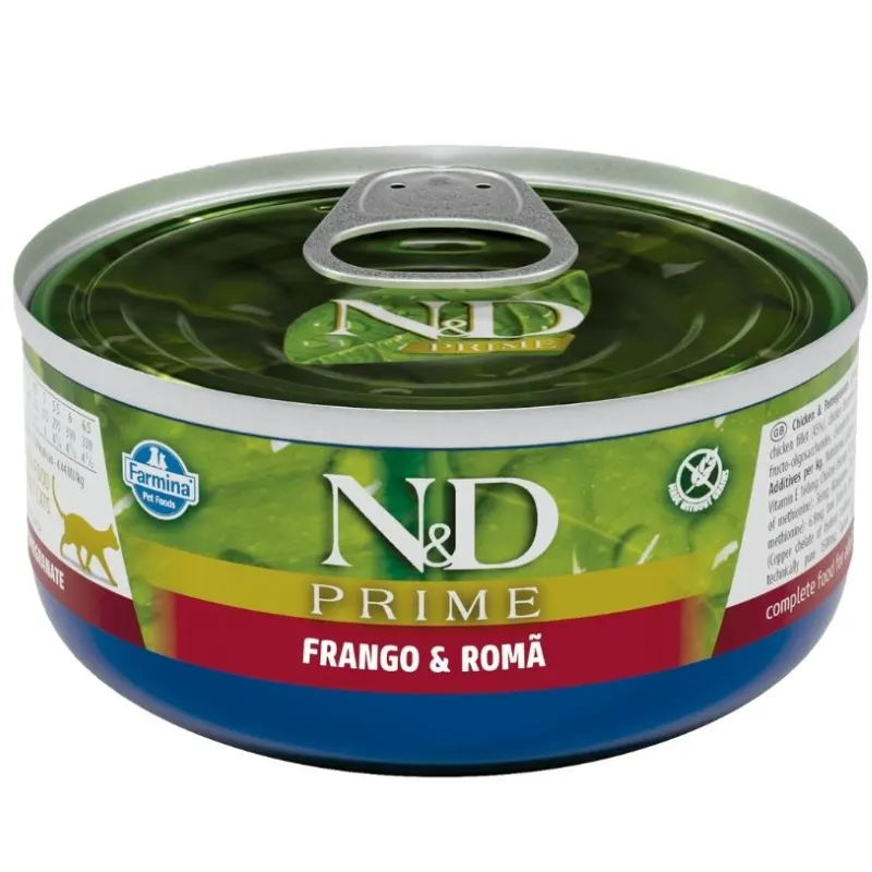 Ração Úmida N&D Prime Gatos Adultos Frango 70 g