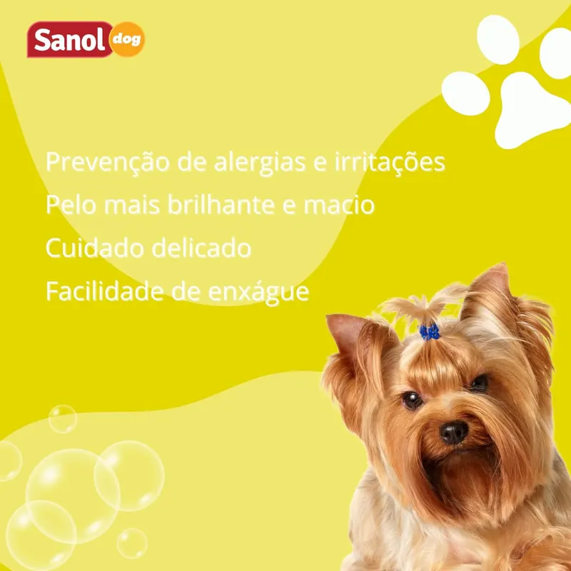 Sanol Dog Powerfruits Shampoo Melão 500 ml