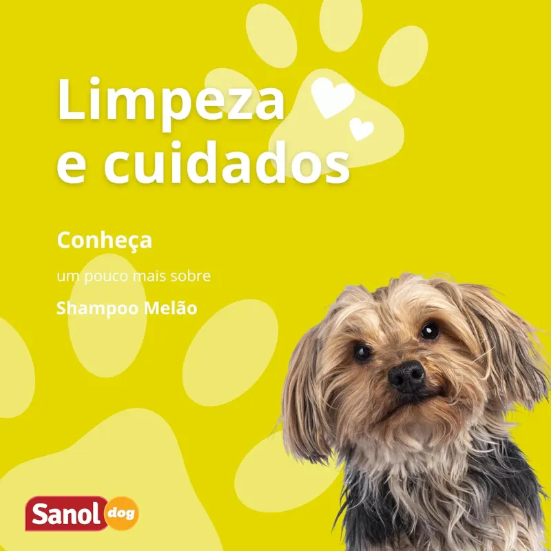 Sanol Dog Powerfruits Shampoo Melão 500 ml