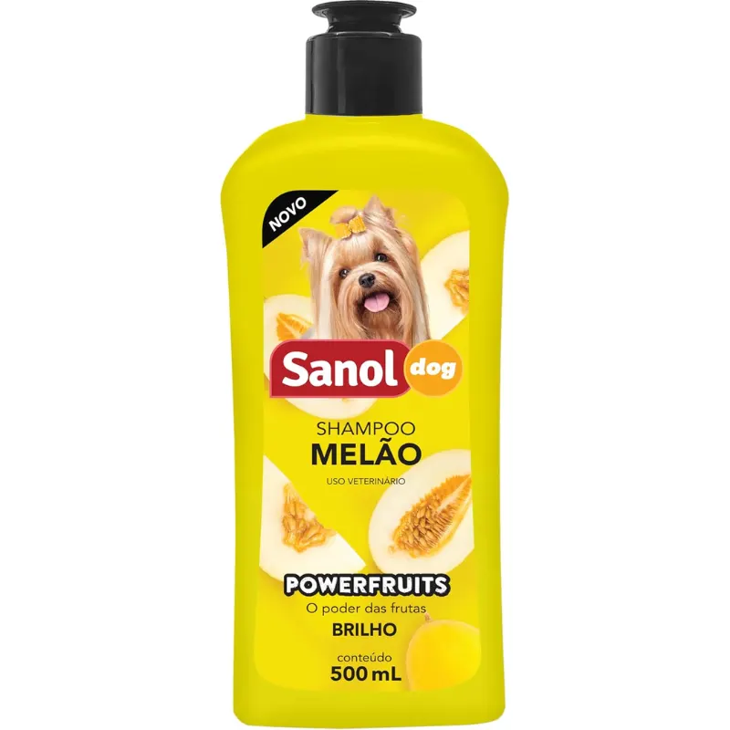 Sanol Dog Powerfruits Shampoo Melão 500 ml