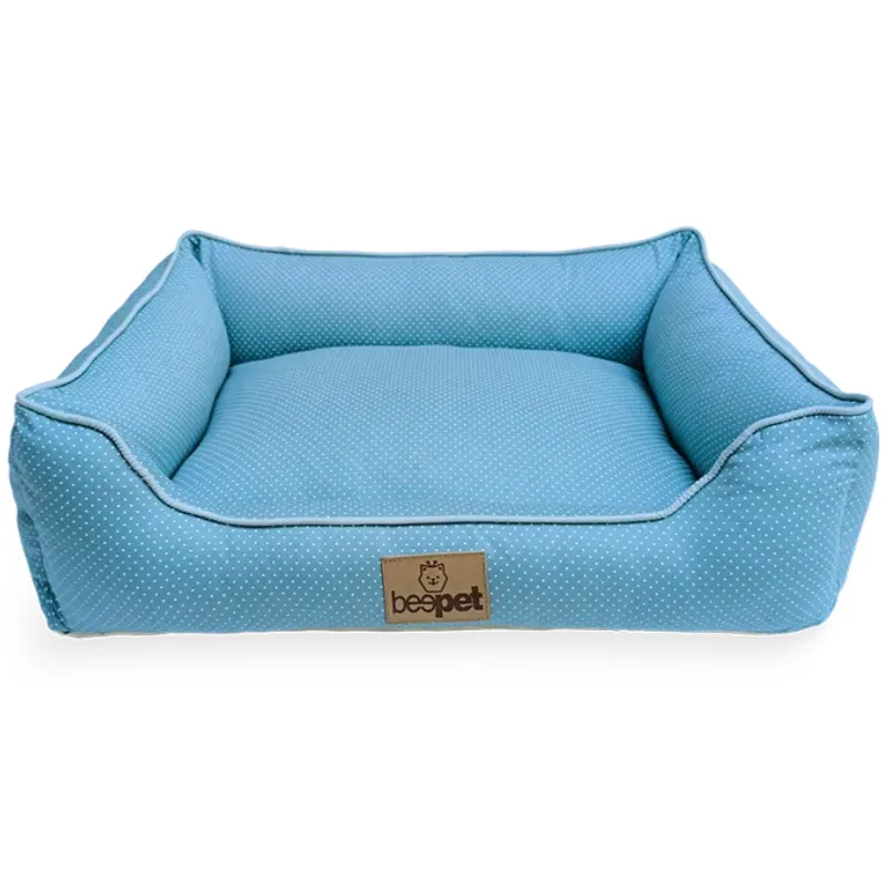 Cama Beepet Luxo Tricoline Poá Hortelã