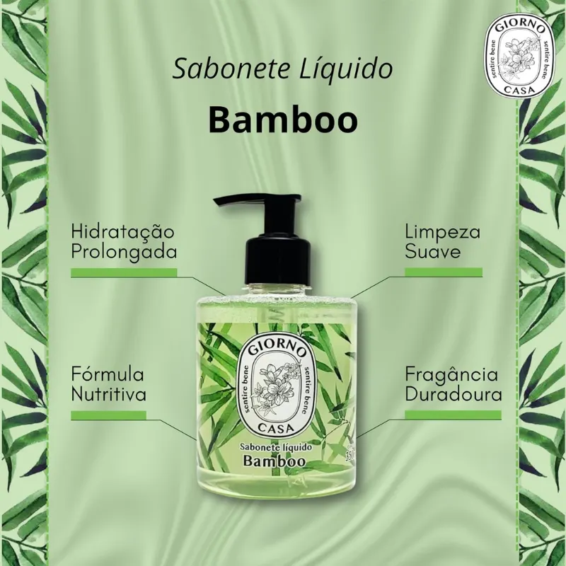 Giorno Casa Sabonete Liquido Bamboo 350 ml
