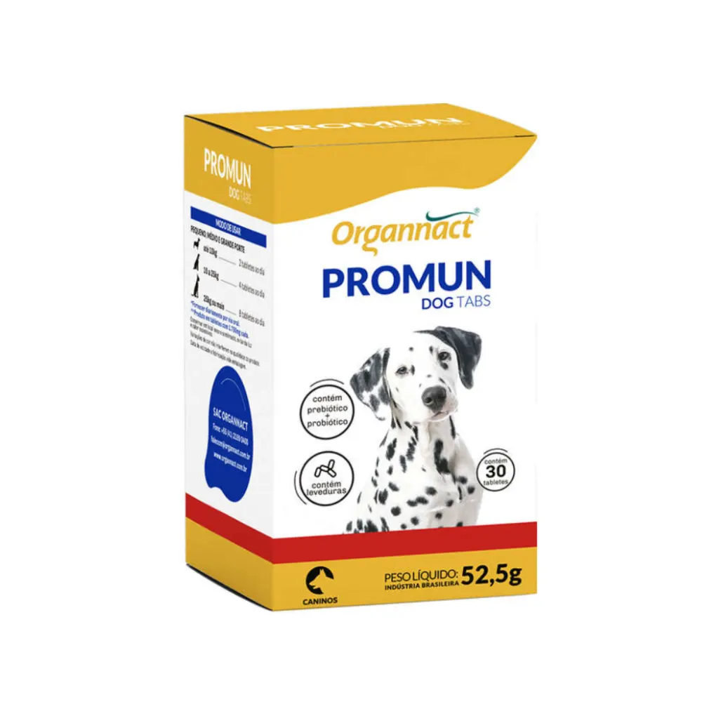 Suplemento Organnact Promun Dog Tabs 52,5g