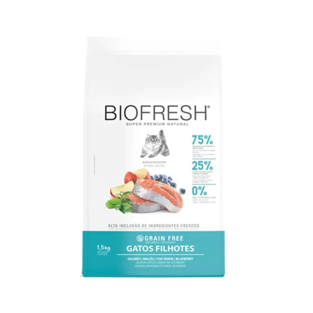 Ração Biofresh Gato Filhote Salmão 1,5kg