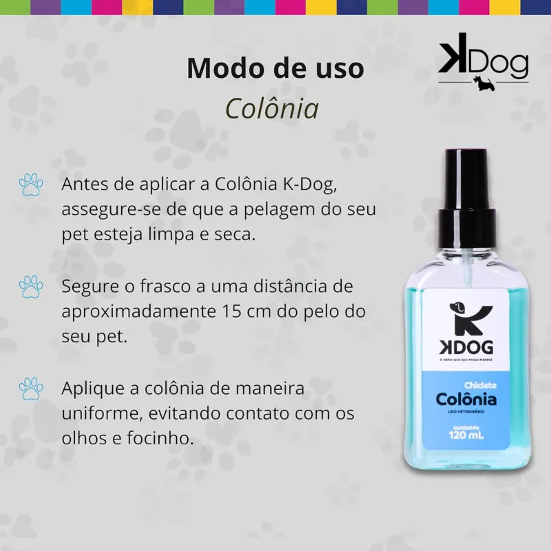 Kdog Colônia Chiclete 120 ml