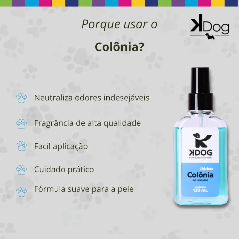 Kdog Colônia Chiclete 120 ml