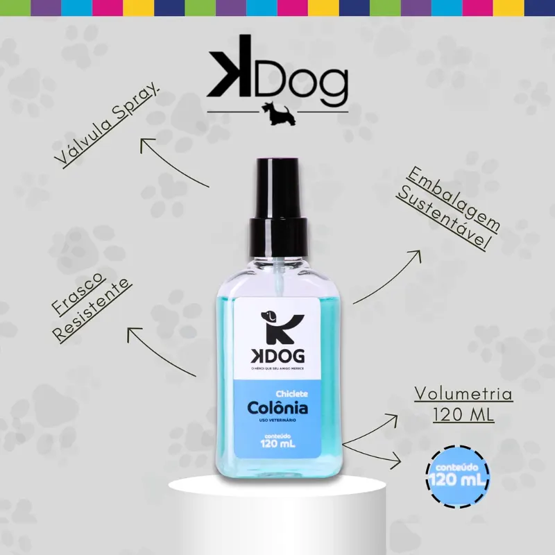Kdog Colônia Chiclete 120 ml