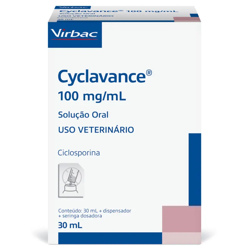 Medicamento Cyclavance para Cães Virbac 30 ml
