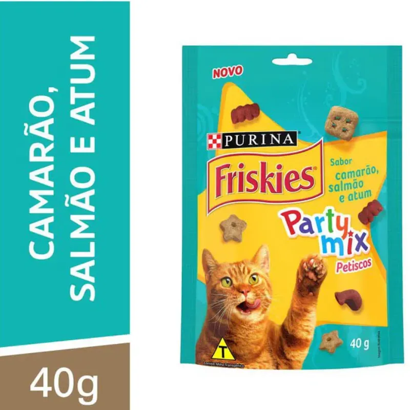 Petisco Friskies para Gatos Camarão 40 g