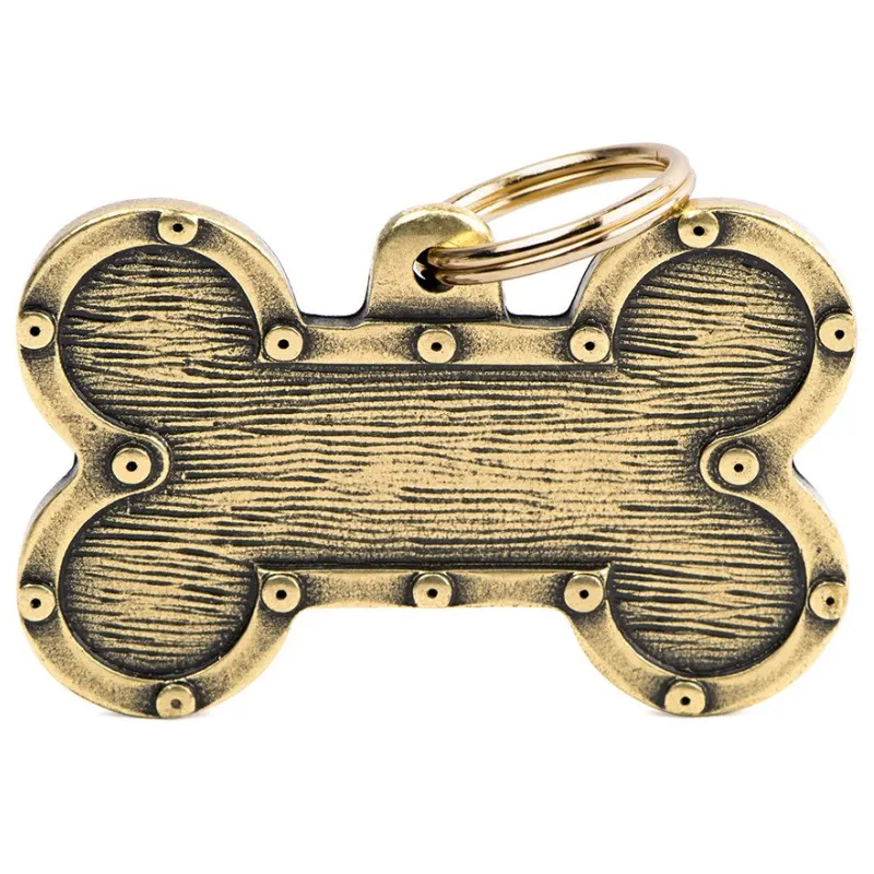 Medalha de Identificação My Family Osso Extra Grande Futuristico Bronx