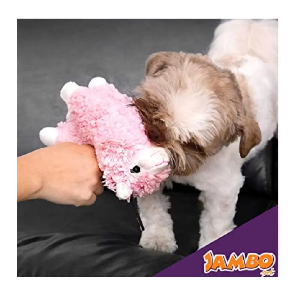 Mordedor Jambo Pelúcia P/ Cães Ihama Rosa