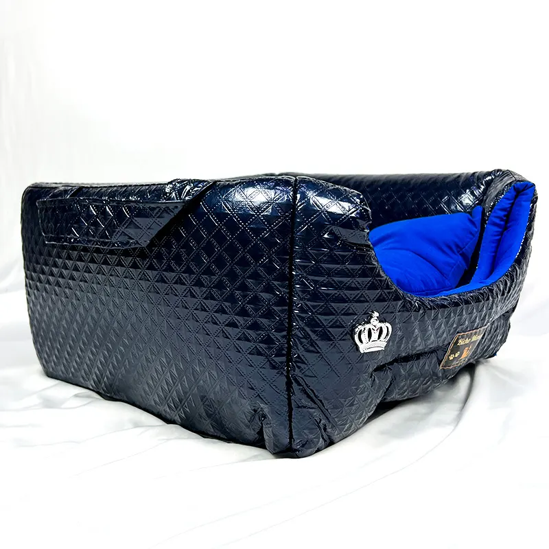 Caminha Luxo Toca Bicho Mimado Azul