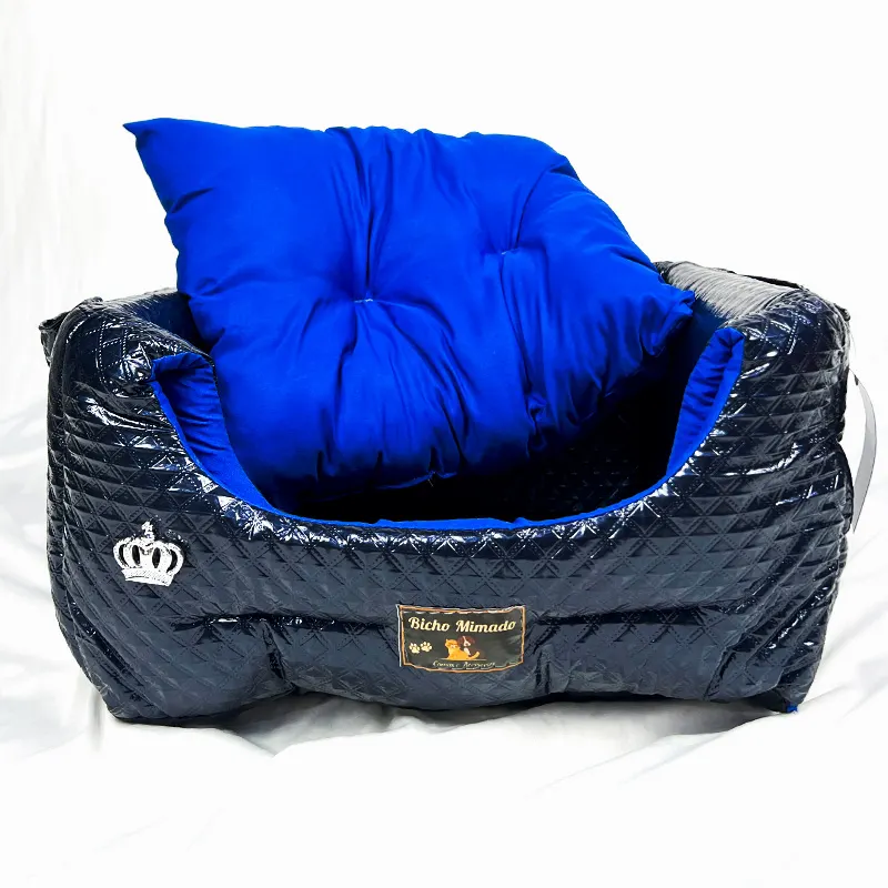 Caminha Luxo Toca Bicho Mimado Azul