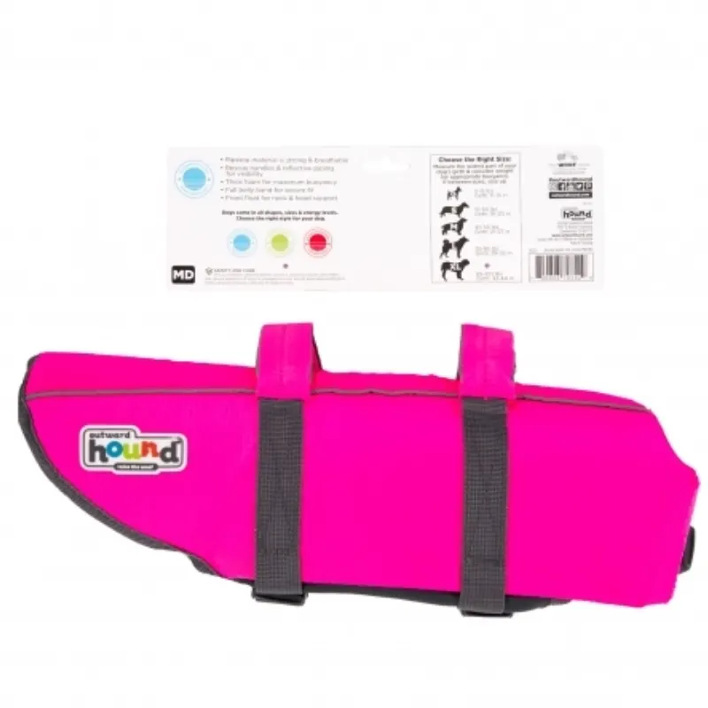 Colete Salva Vidas Outward Hound Granby Splash Pink Medium