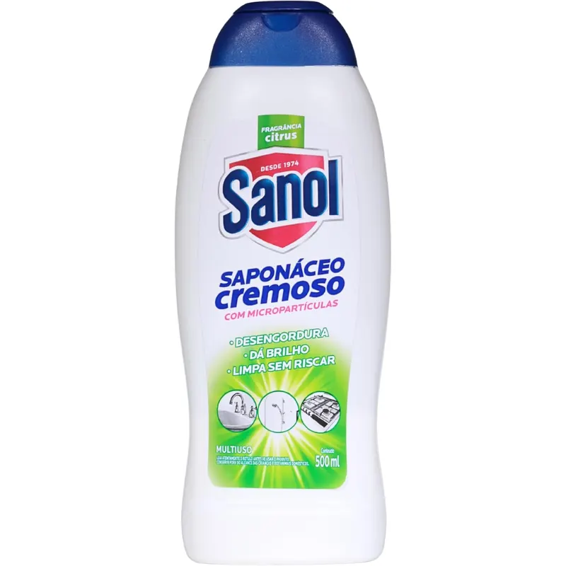 Sanol Limpador Multiuso Cremoso Citrus 500 ml