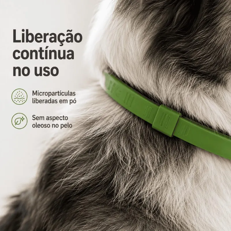 Coleira Antiparasitária König Externo 44 cm para Cães