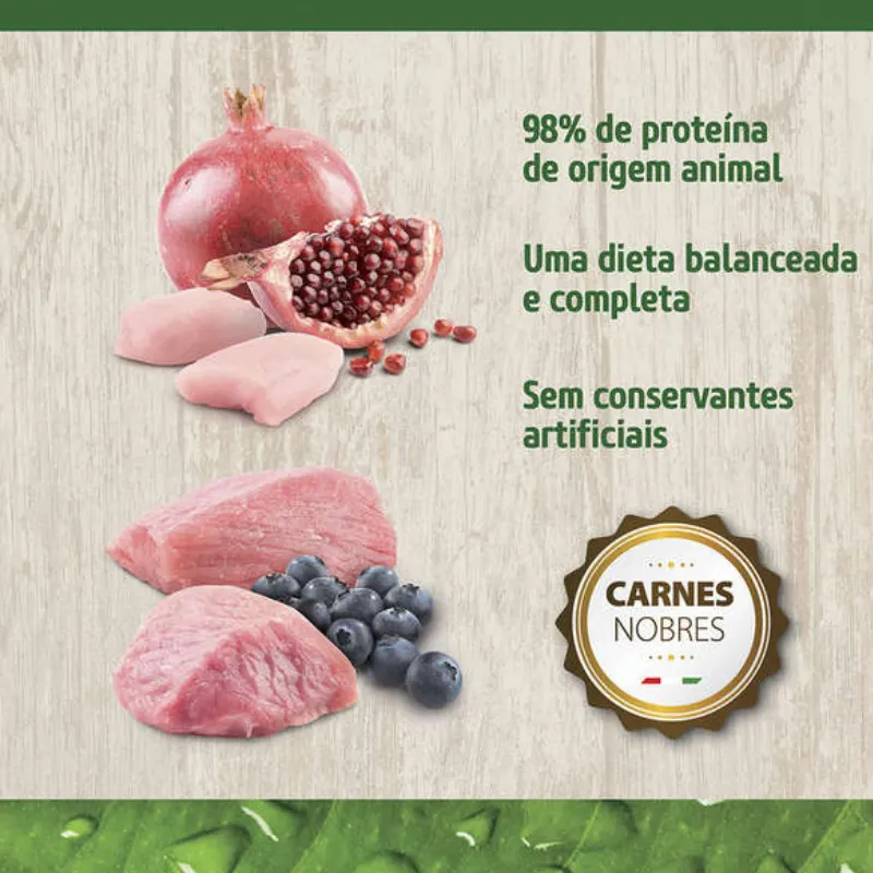 Ração ND Prime Cães Filhotes Raças Pequenas Frango e Romã