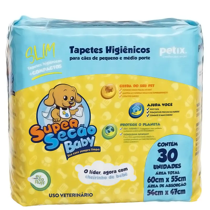 Tapete Higiênico Super Secão Baby Slim Cães