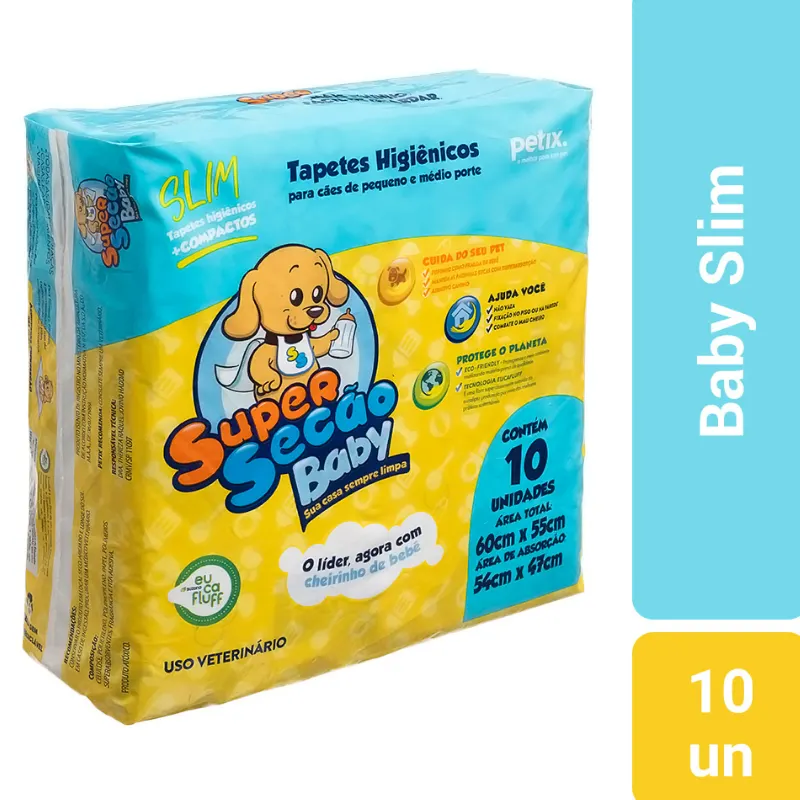 Tapete Higiênico Super Secão Baby Slim Cães