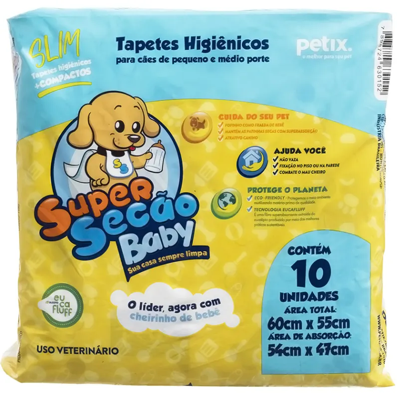 Tapete Higiênico Super Secão Baby Slim Cães