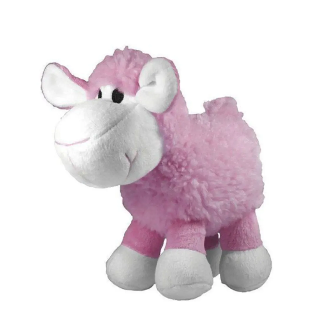 Mordedor Pelúcia Ovelha Meeeh Rosa Jambo Único