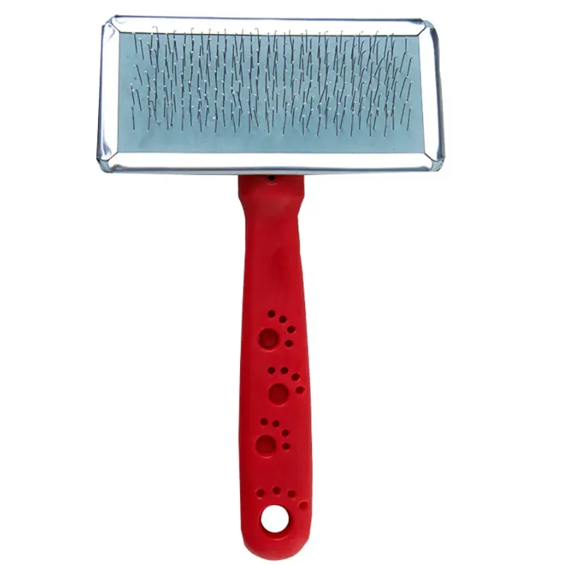 Rasqueadeira de Aço Home Pet com Cabo de Plástico para Cães e Gatos