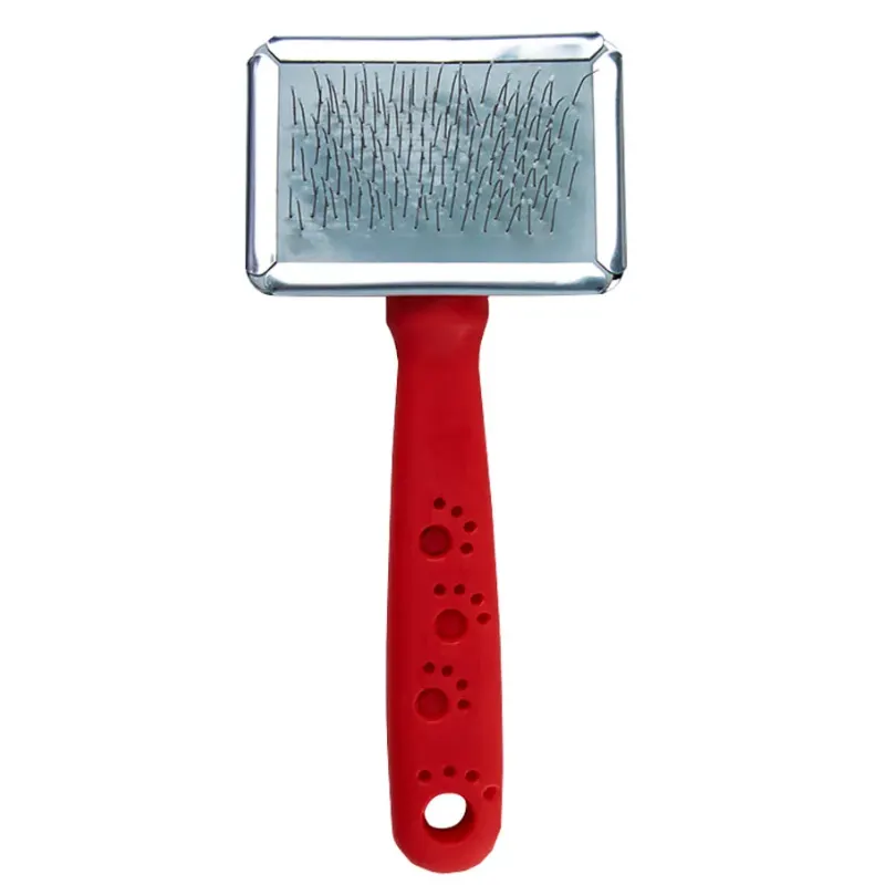 Rasqueadeira de Aço Home Pet com Cabo de Plástico para Cães e Gatos