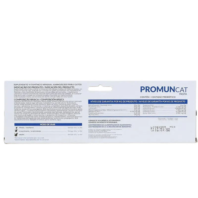 Promun Cat Pasta Organnact 30 g
