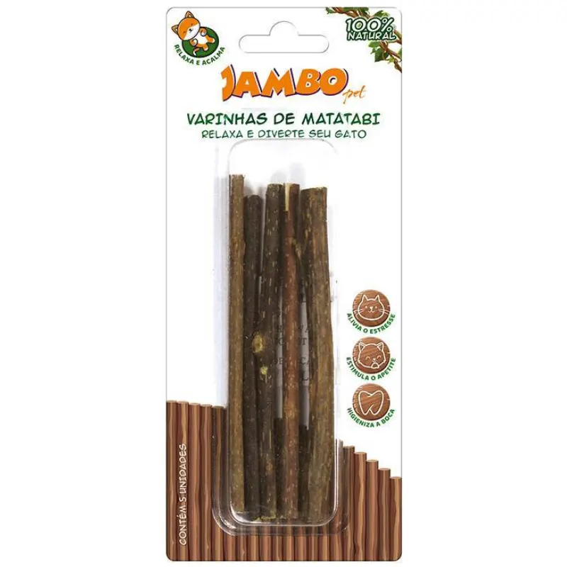 Varinha Matatabi Jambo com 5 Unidade