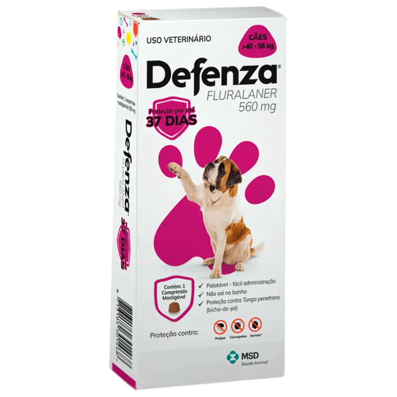 Defenza 560 mg de 40 a 56 Kg