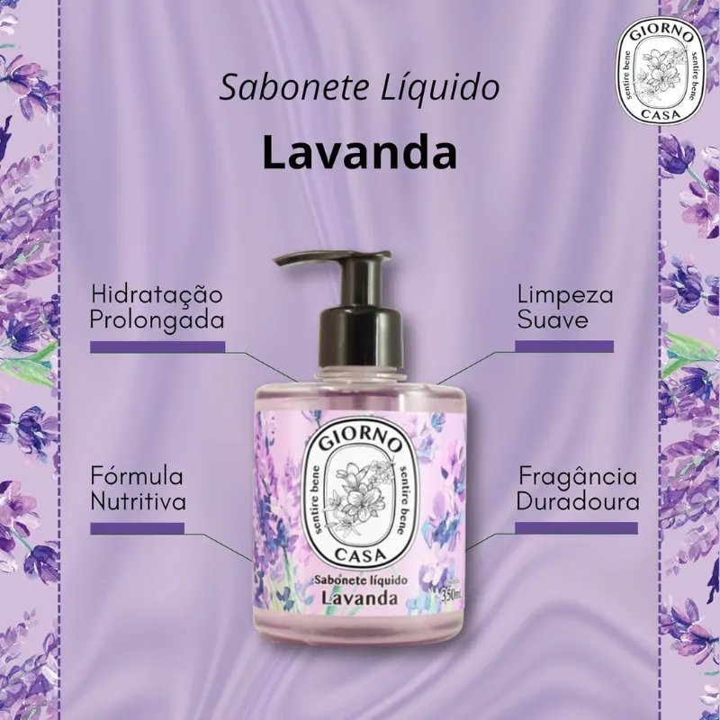 Giorno Casa Sabonete Liquido Lavanda 350 ml