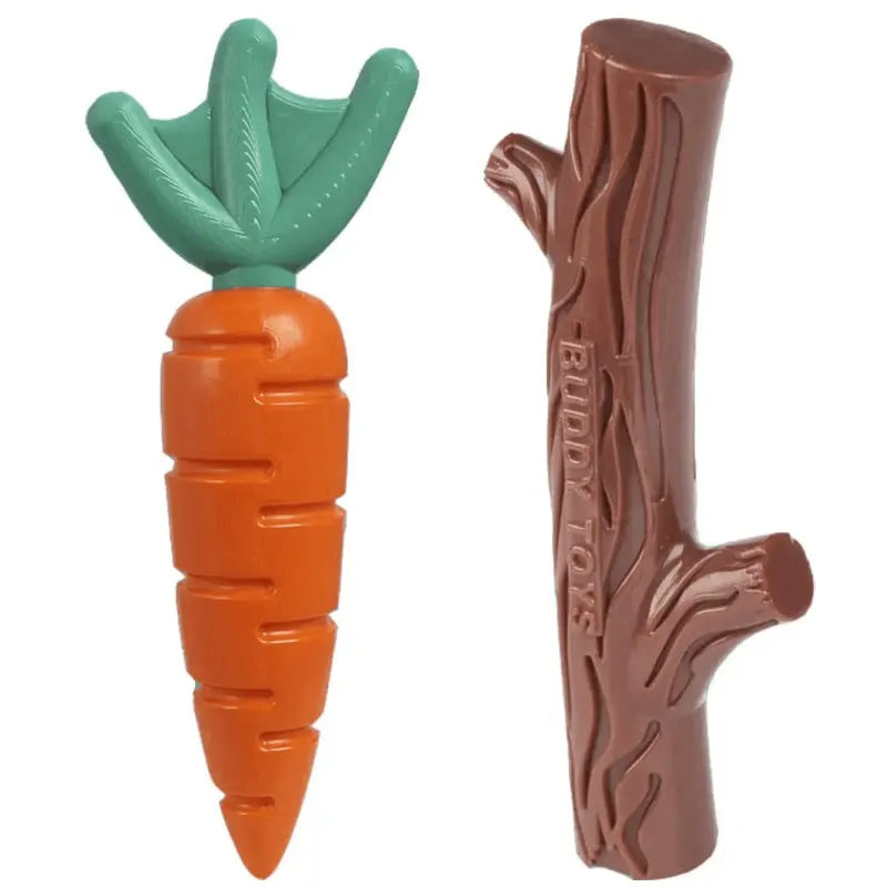 Brinquedo Nylon Queridinhos Cenoura e Graveto Buddy