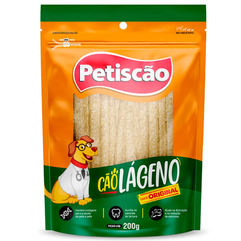 Osso Petiscão Cãolageno Original para Cães 200 g