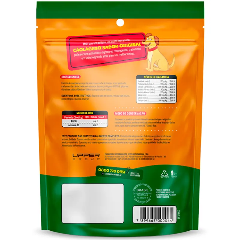Osso Petiscão Cãolageno Original para Cães 200 g