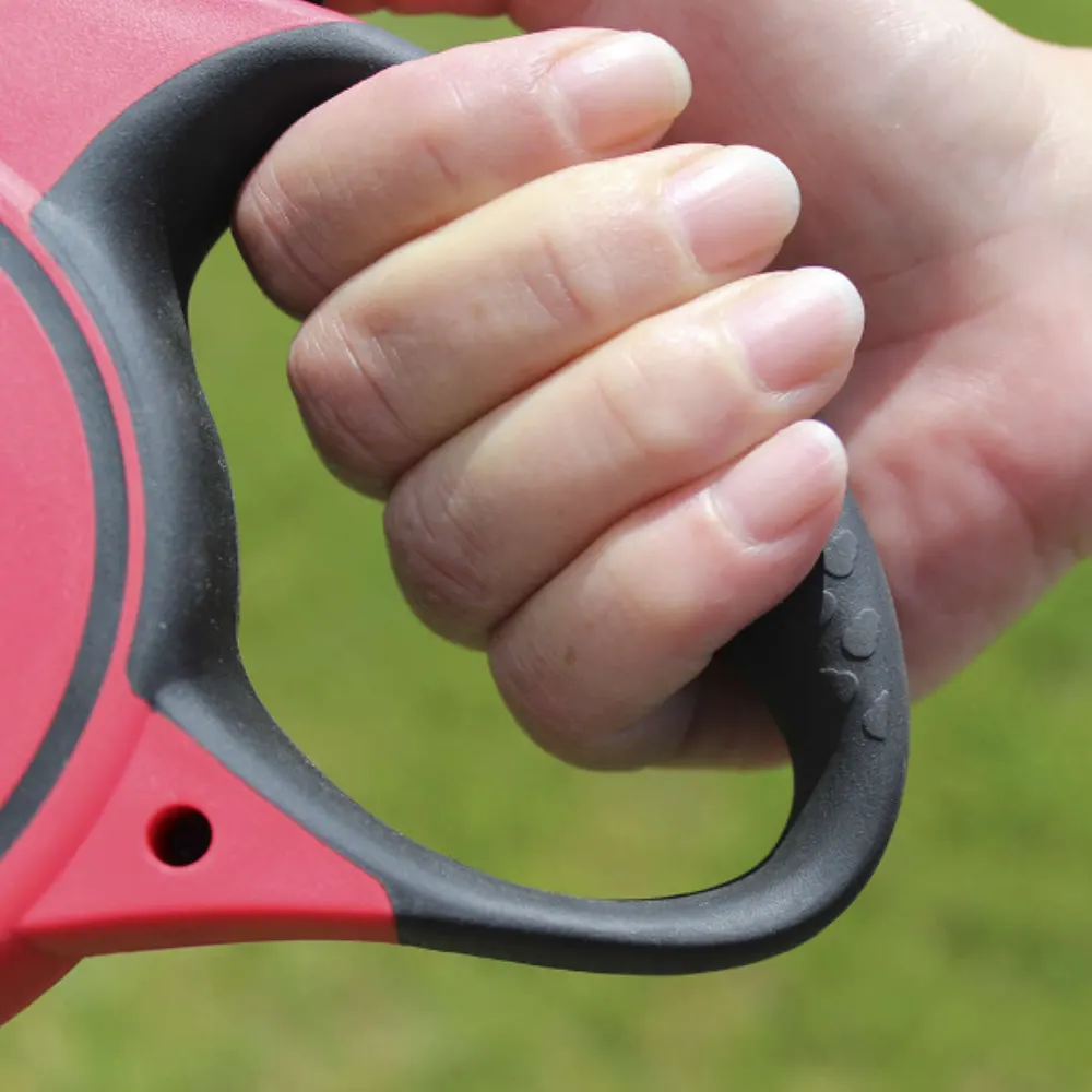 Guia Retrátil KONG Paw Terrain Vermelha Tam.G