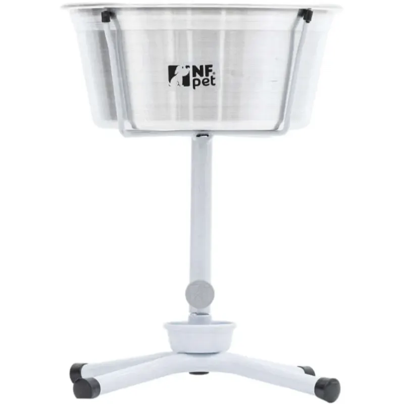 Comedouro NF Pet Unico Antiformiga Prata
