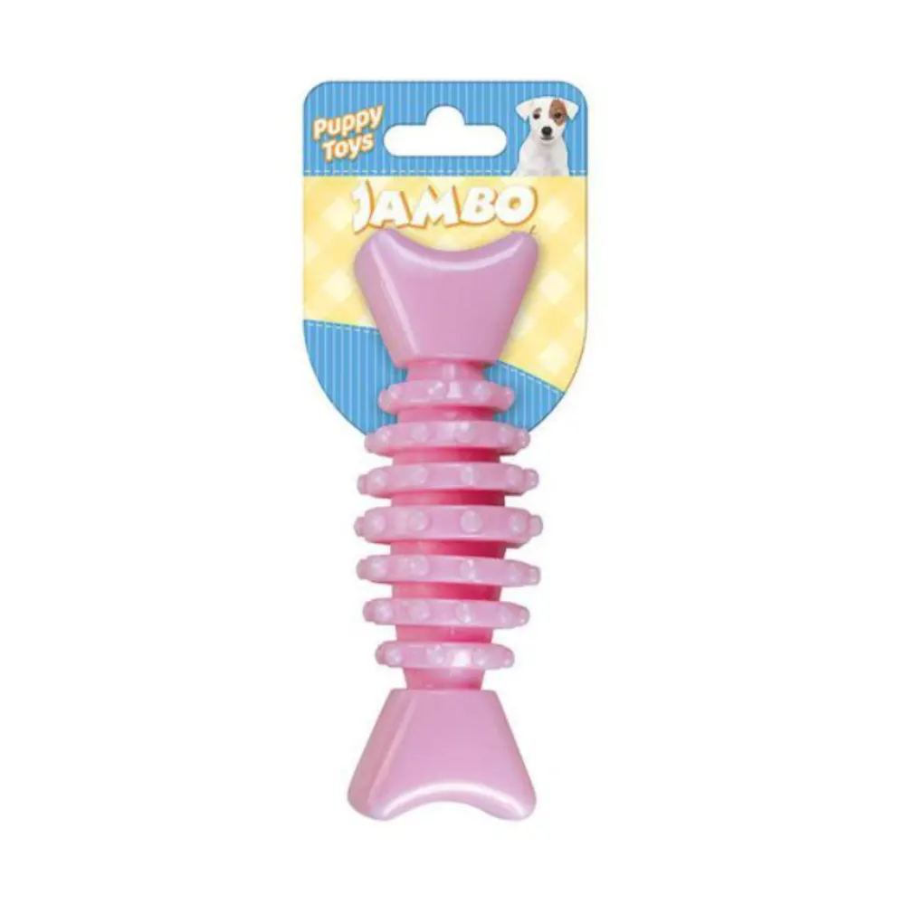 Brinquedo Mordedor Ossinho Baby Dent Rosa