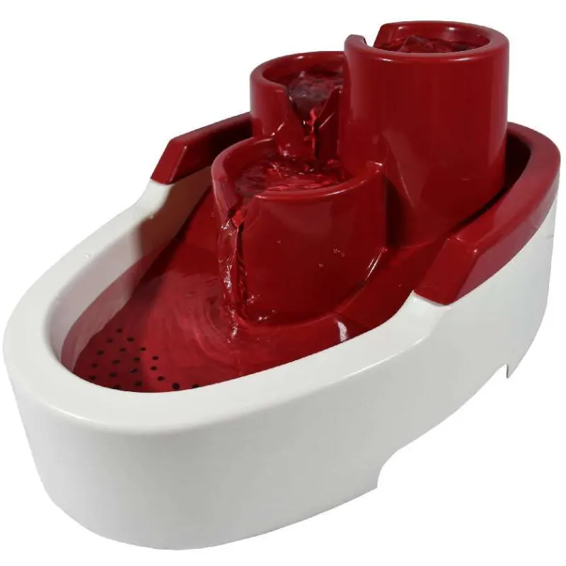 Fonte para Gatos Duracats Bivolt 2,5 Litros Vermelha