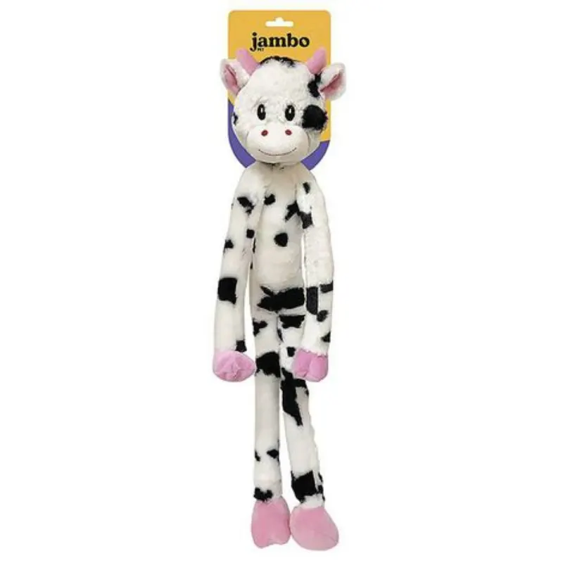 Mordedor Pelúcia Longleg Vaca para Cães