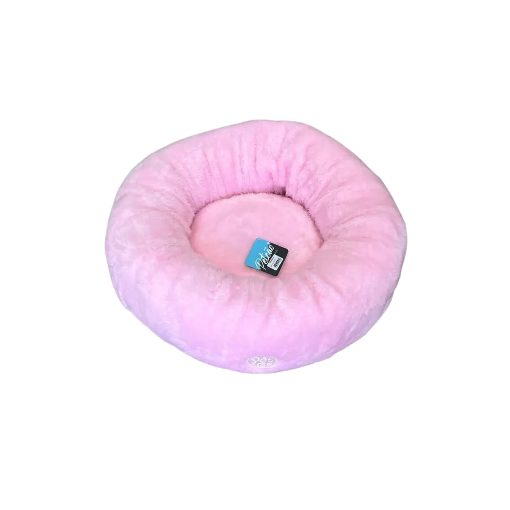 Cama Nuvem Pelucia Para Cães e Gatos Rosa Tam.G