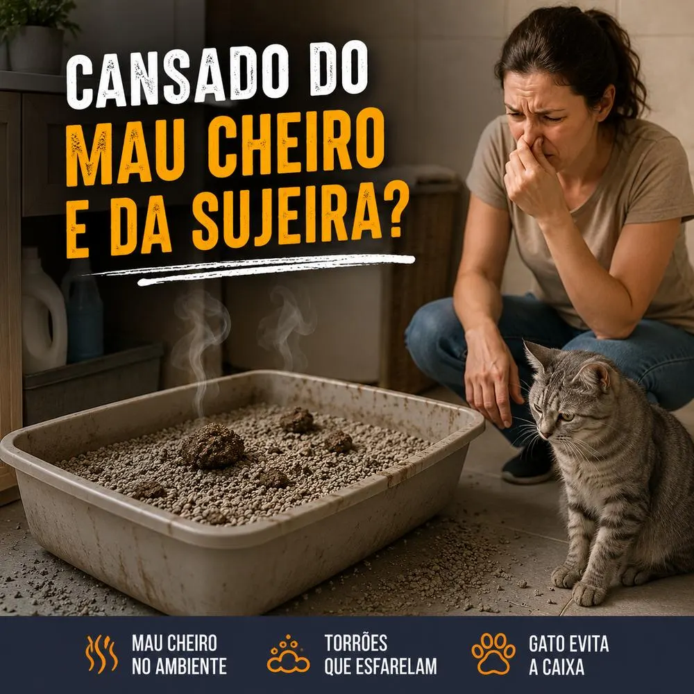 Areia Higiênica CareCat Tradicional 10 kg