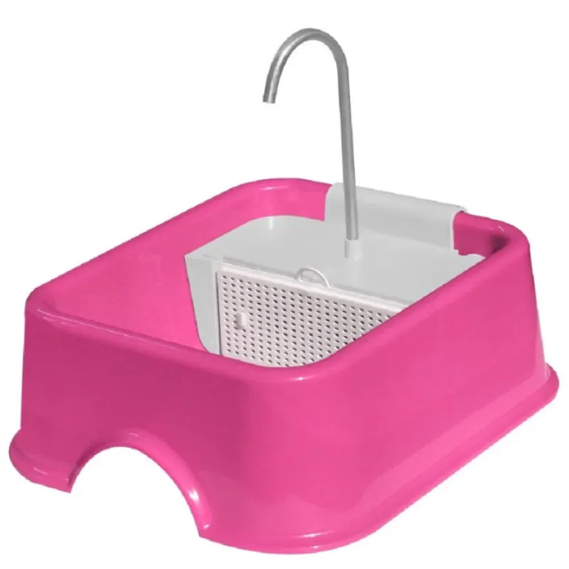 Fonte Furacão Pet Quadrada para Cães e Gatos Bivolt