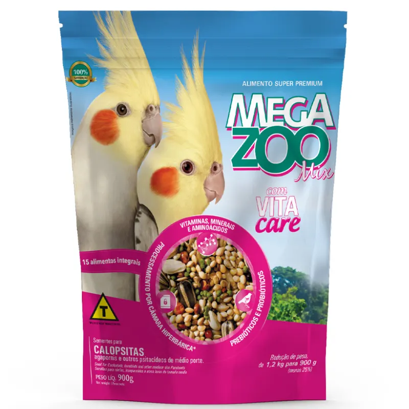 Ração Megazoo Mix para Calopsita 900 g