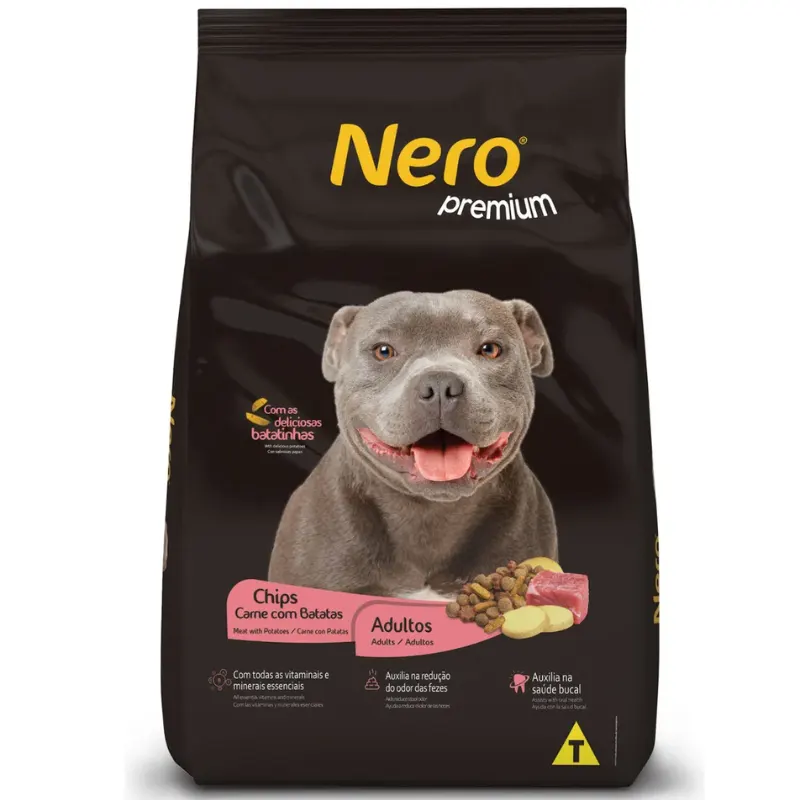 Ração Nero Chips Premium Cães Adultos 15 Kg