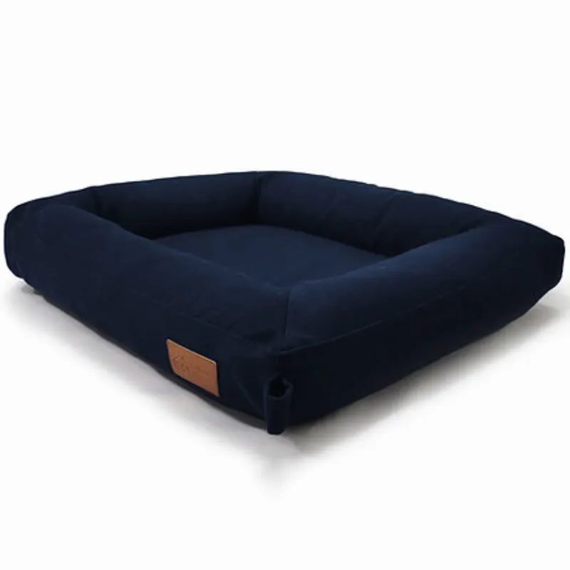 Cama Retangular Flat Marinho G Fabrica Pet