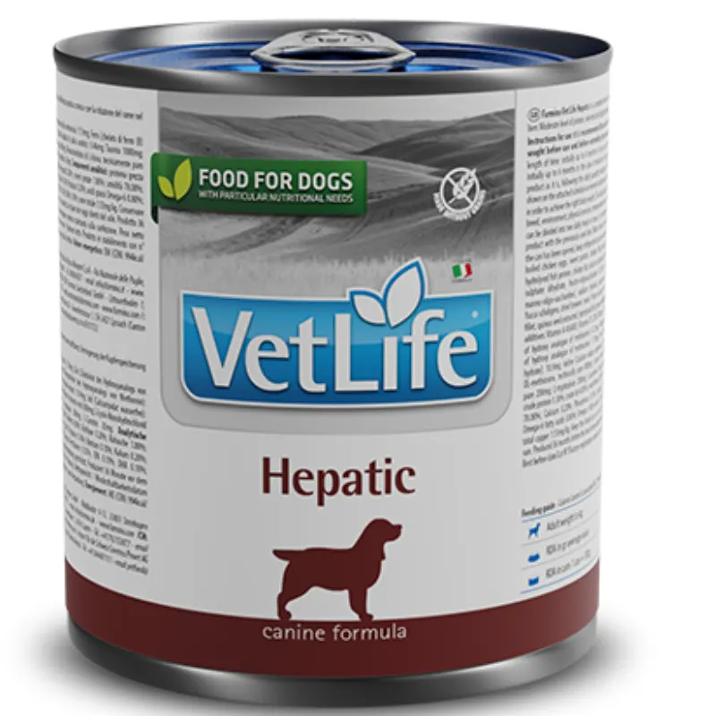 Ração Úmida Vet Life para Cães Adultos Hepatic 300 g
