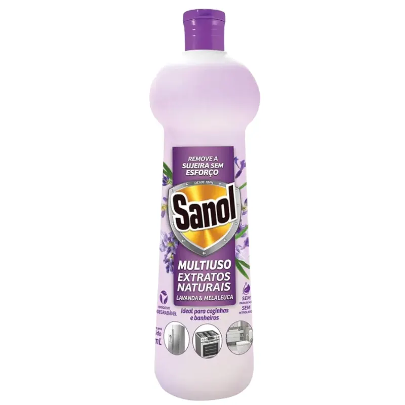 Sanol Multiuso Extratos Naturais Lavanda e Melancia 500 ml