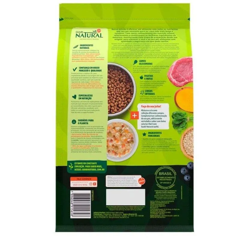 Ração G Natural Gatos Adultos Castrados Cordeiro&Ave 1,5kg