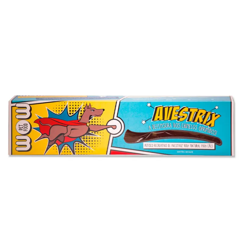 Petisco Natural Wow Avestrix tendão de avestruz para cães 1un