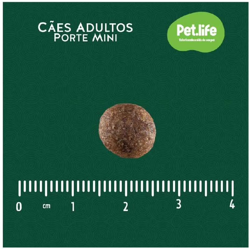 Ração Pet life Frango e Arroz Para Cães Adultos de Raças Pequenas